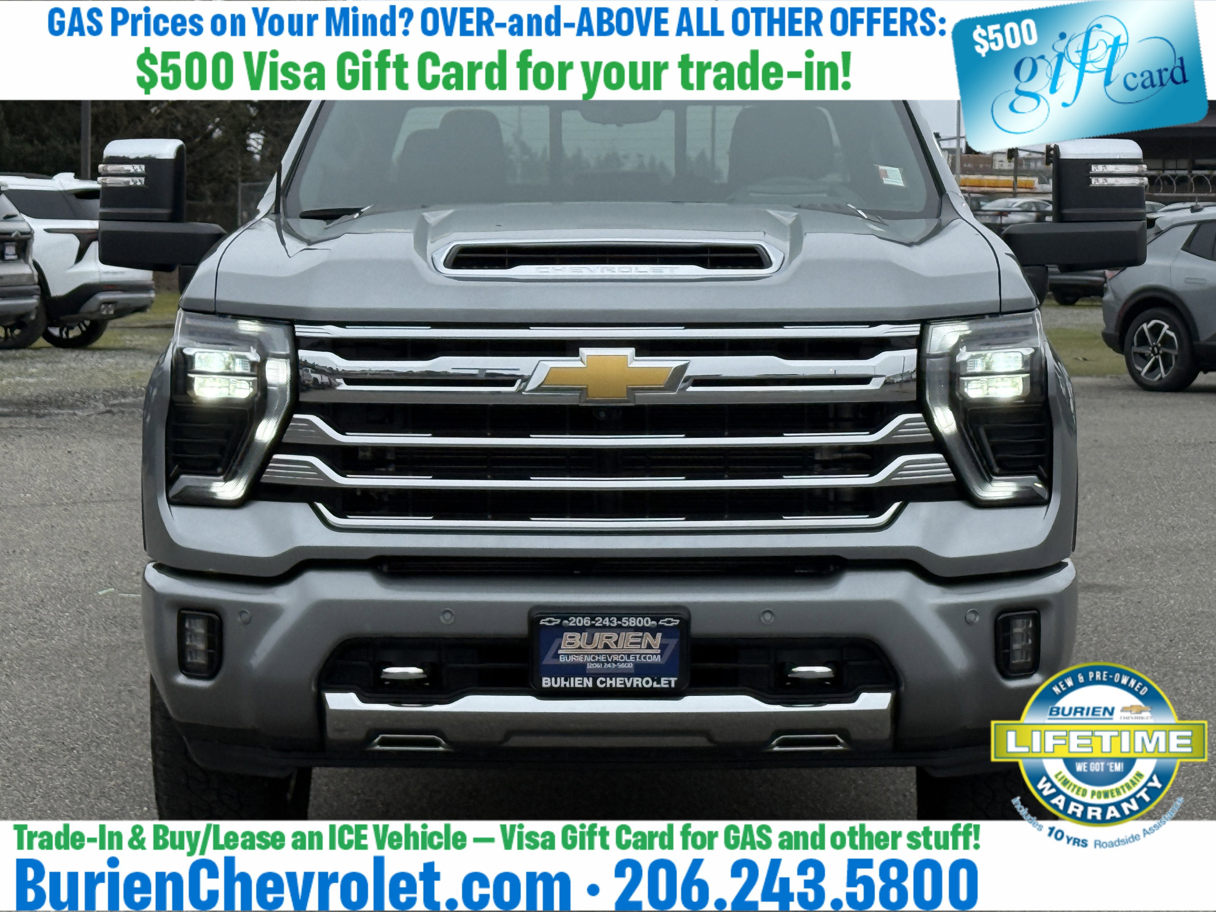 Used 2024 Chevrolet Silverado 3500 High Country w/ High Country Premium Package AWD/4WD image 8