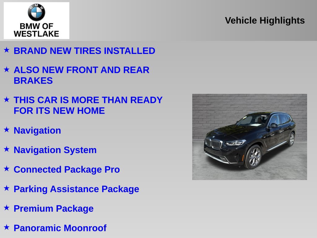 Certified 2023 BMW X3 xDrive30i AWD/4WD image 6