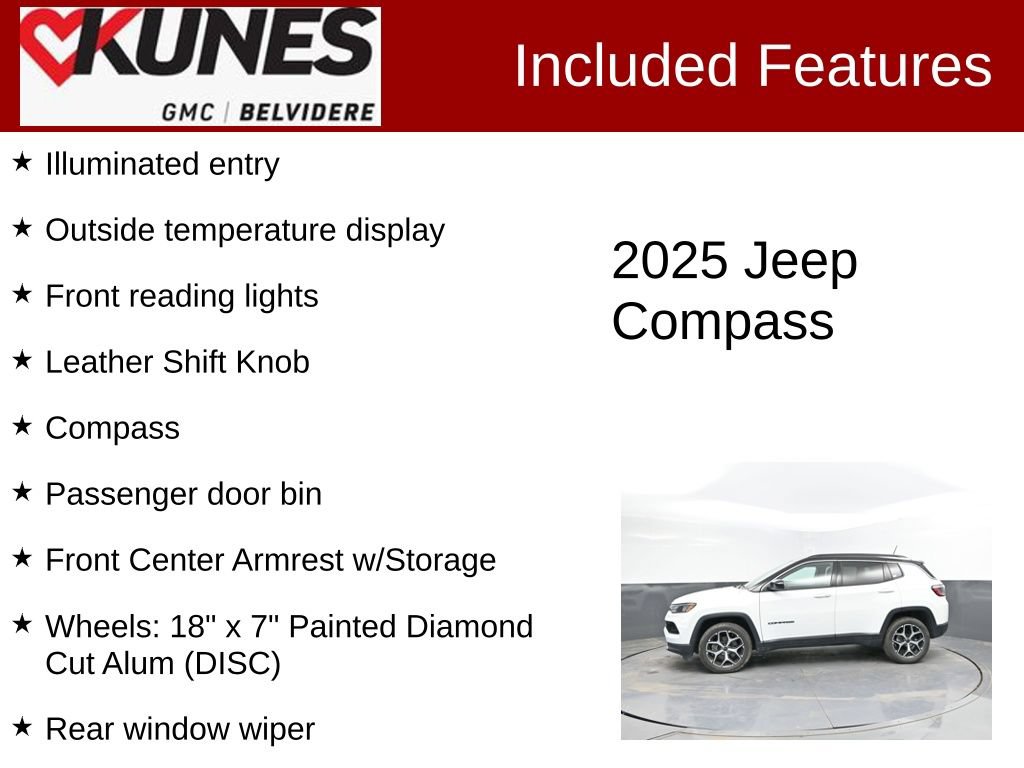 Used 2025 Jeep Compass Limited AWD/4WD image 3