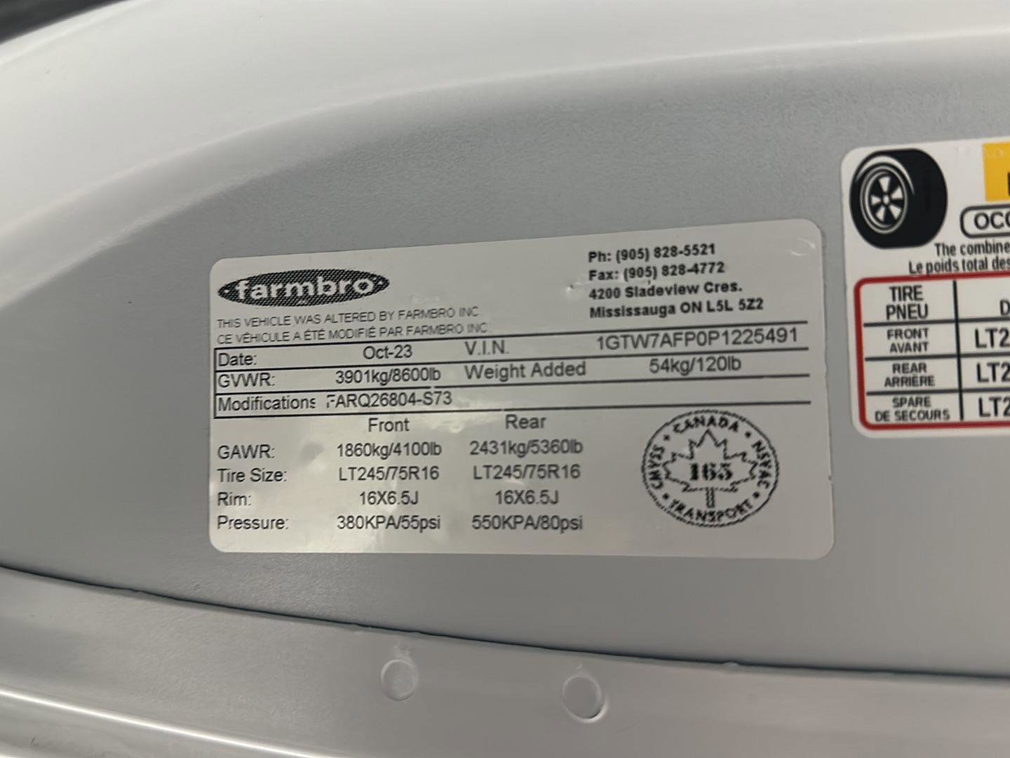 Used 2023 GMC Savana 2500 w/ Driver Convenience Package image 27