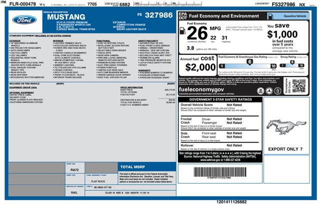 Used 2015 Ford Mustang Premium RWD image 29
