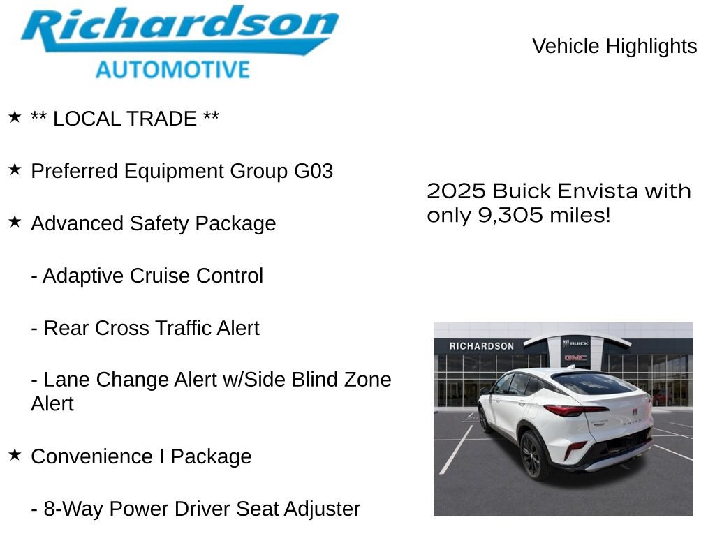 Used 2025 Buick Envista Sport Touring w/ Convenience I Package FWD image 11