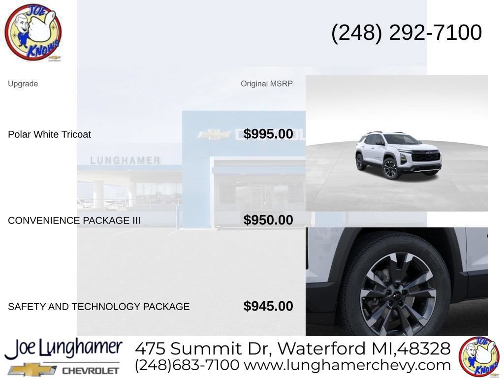 New 2026 Chevrolet Equinox RS w/ Convenience Package III AWD/4WD image 16