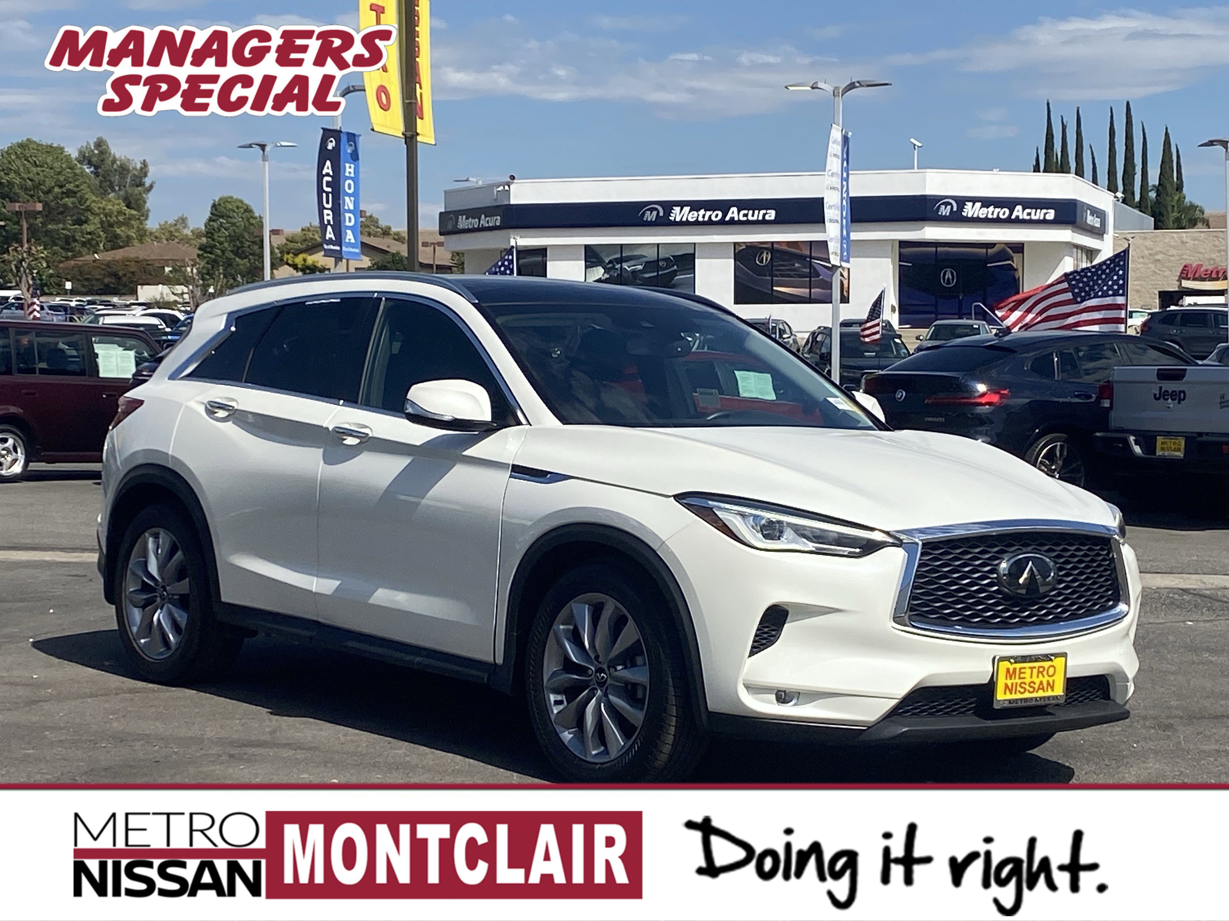 Used 2021 INFINITI QX50 Luxe w/ Cargo Package
