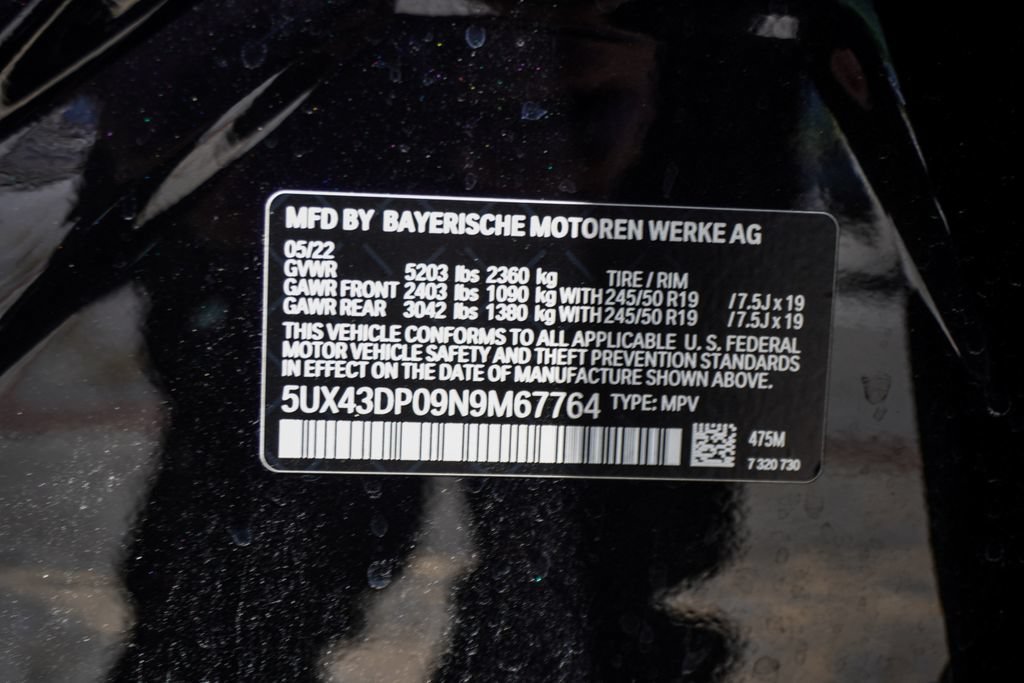 Used 2022 BMW X3 sDrive30i w/ Convenience Package RWD image 46