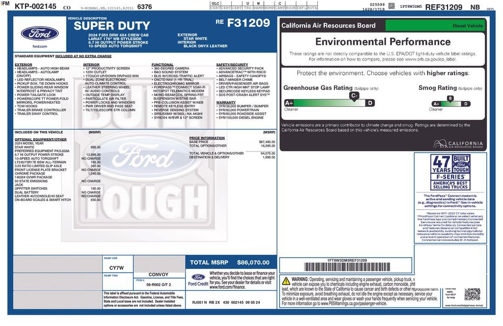 Used 2024 Ford F350 Lariat w/ Chrome Package AWD/4WD image 27