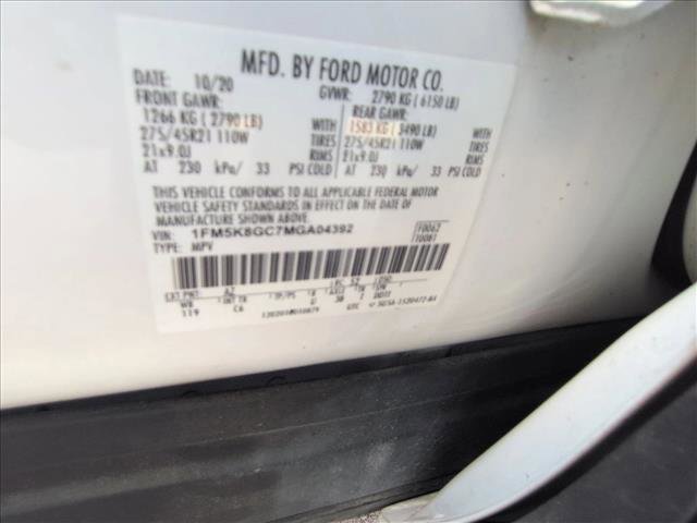 Used 2021 Ford Explorer ST w/ Equipment Group 401A image 28