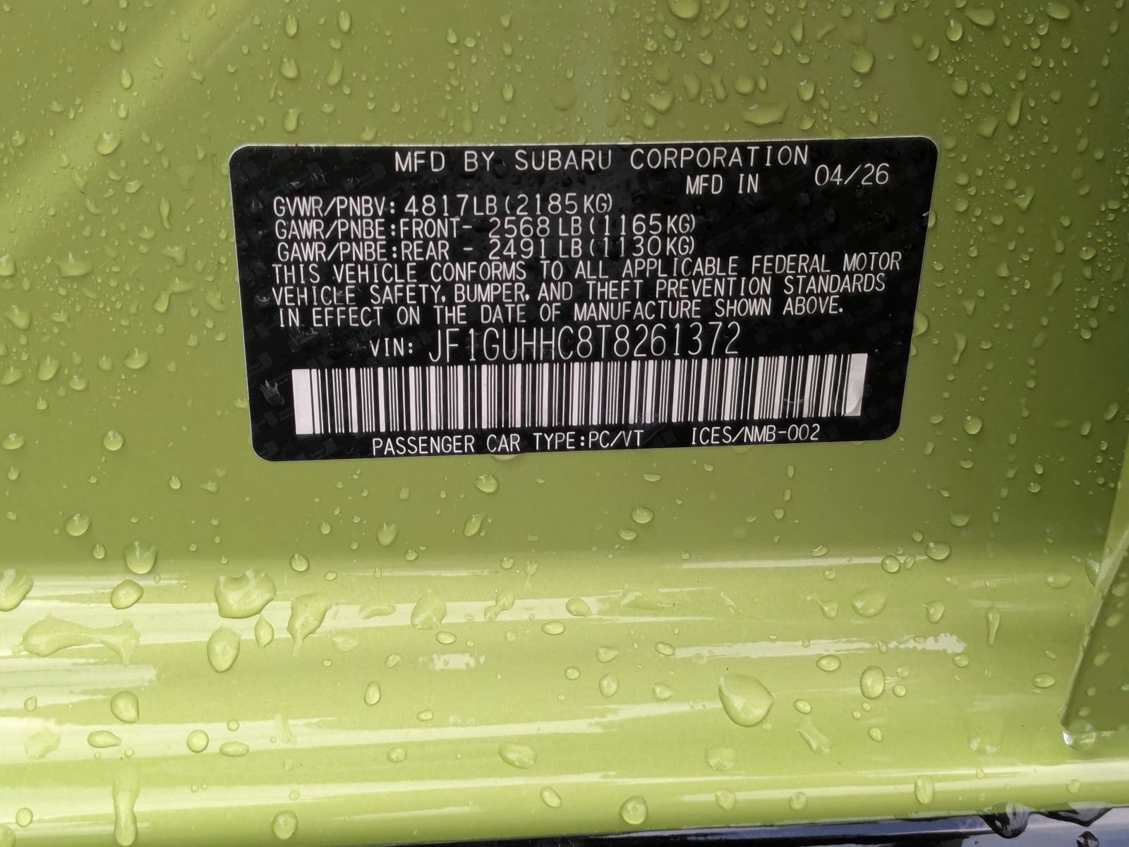 New 2026 Subaru Impreza RS AWD/4WD image 15