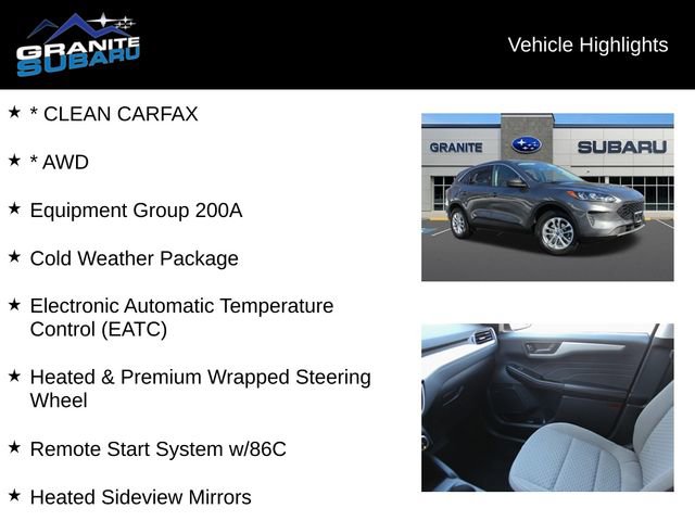 Used 2022 Ford Escape SE w/ Cold Weather Package image 2