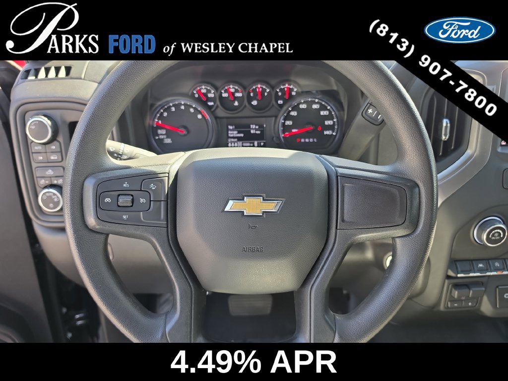 Used 2024 Chevrolet Silverado 1500 Custom w/ Turbomax Blackout Package AWD/4WD image 28