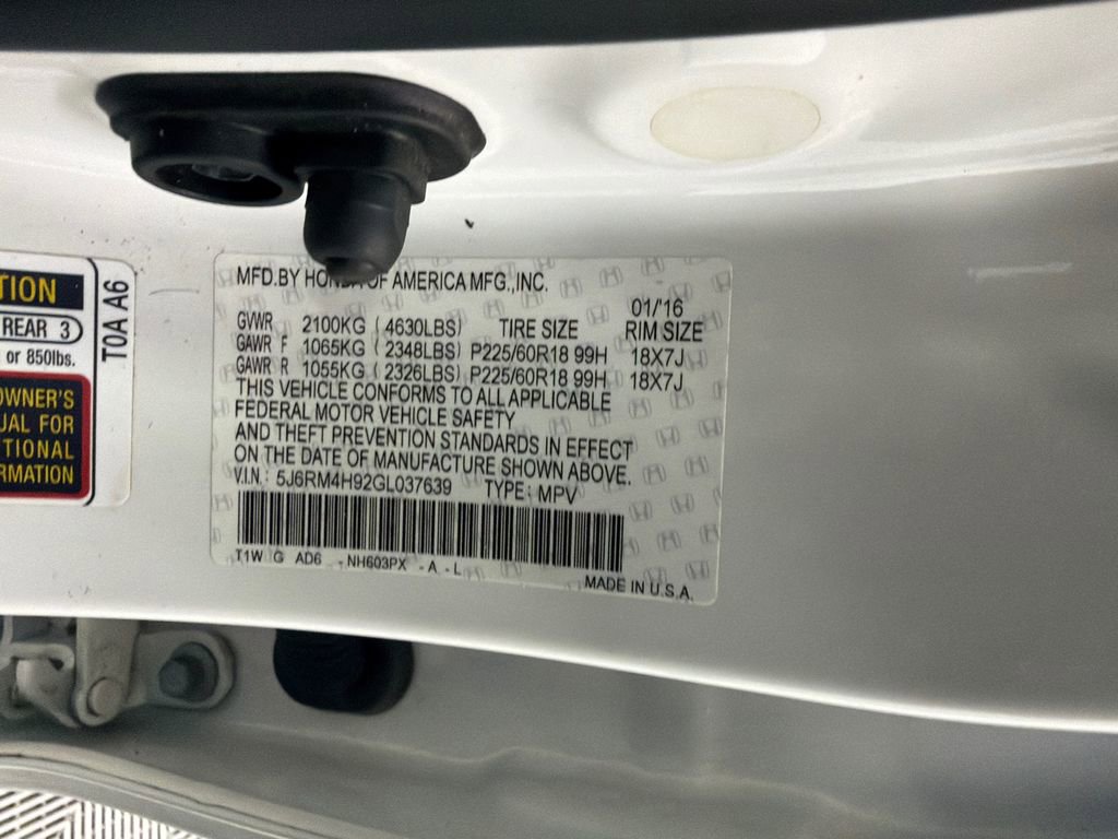 Used 2016 Honda CR-V Touring image 36