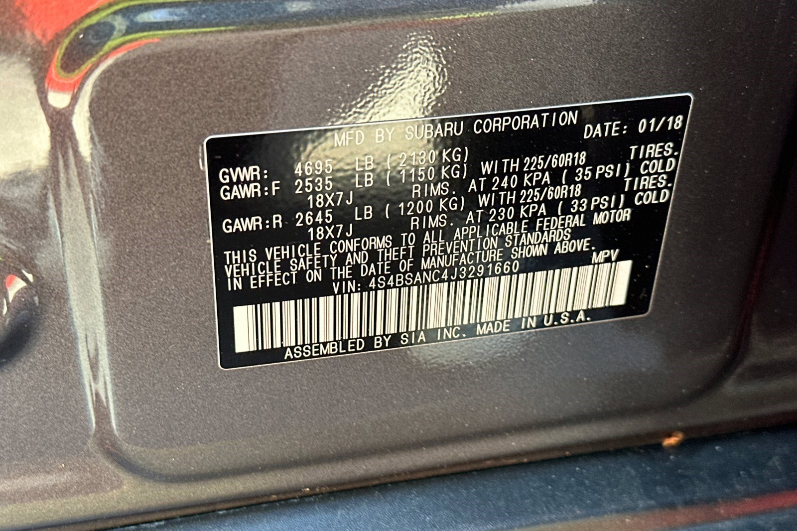 Used 2018 Subaru Outback 2.5i Limited image 39