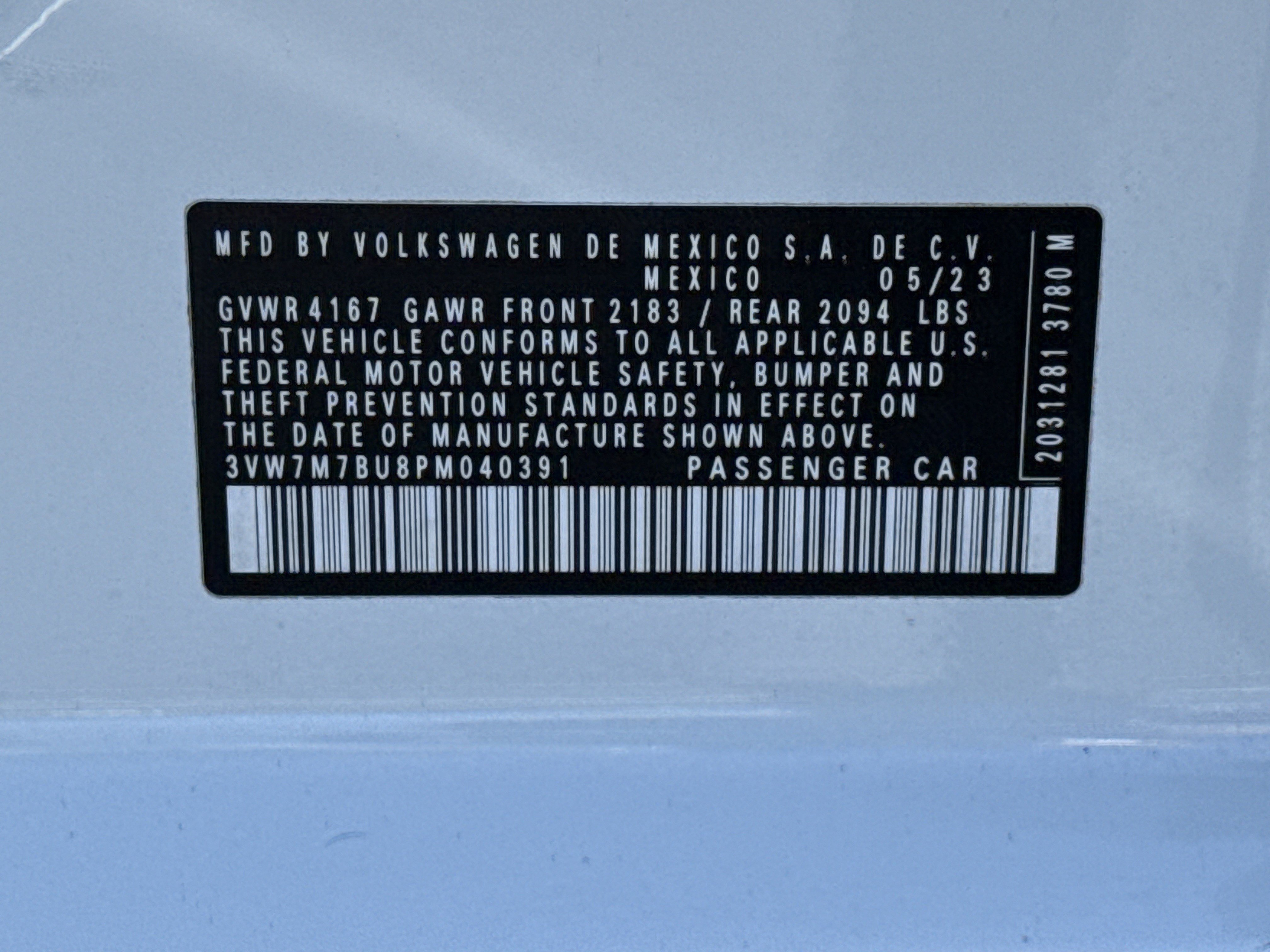 Used 2023 Volkswagen Jetta SE w/ Panoramic Sunroof Package image 34