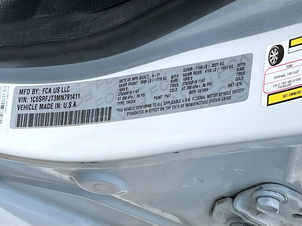 Used 2021 RAM 1500 Laramie AWD/4WD image 32