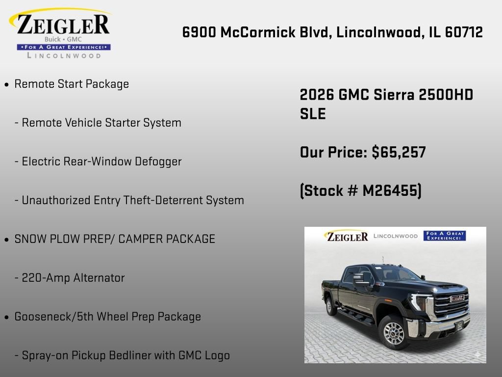 New 2026 GMC Sierra 2500 SLE AWD/4WD image 6