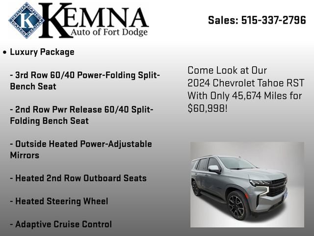 Used 2024 Chevrolet Tahoe RST w/ Luxury Package image 12