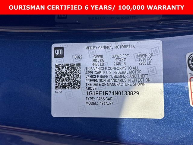 Certified 2022 Chevrolet Camaro LT w/ Technology Package image 31