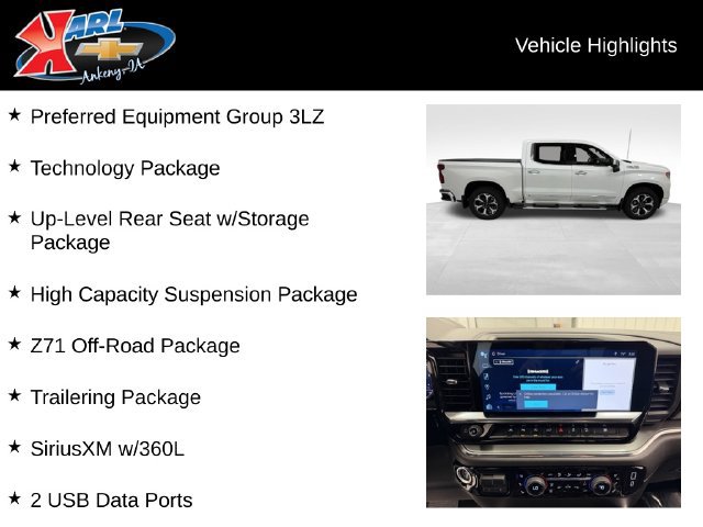 Certified 2024 Chevrolet Silverado 1500 High Country w/ Technology Package AWD/4WD image 2