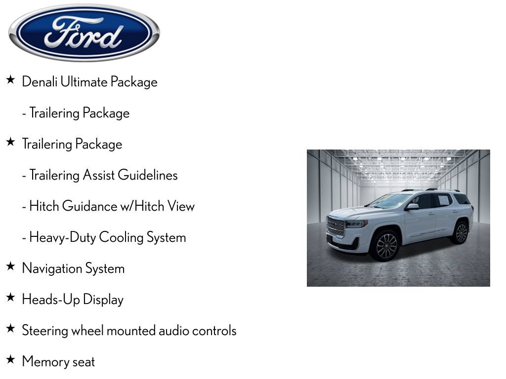 Used 2023 GMC Acadia Denali w/ Denali Ultimate Package FWD image 9
