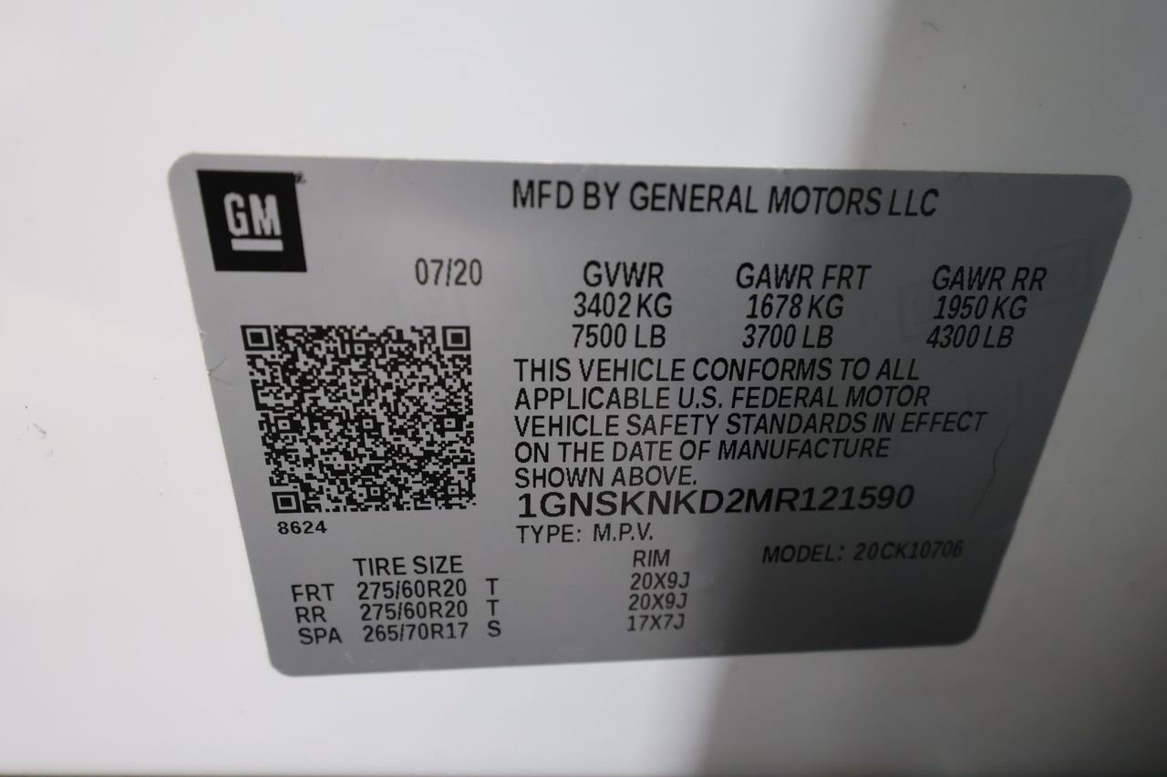 Used 2021 Chevrolet Tahoe LT w/ LT Signature Package image 35