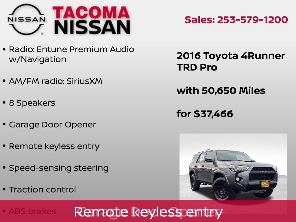 Used 2016 Toyota 4Runner TRD Pro image 8