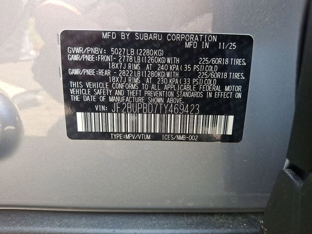 New 2026 Subaru Outback Premium image 18