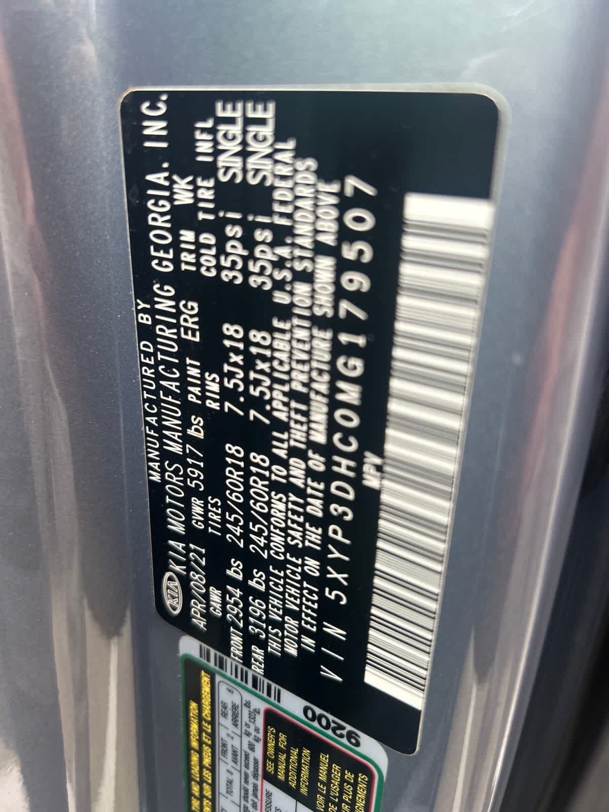Certified 2021 Kia Telluride EX AWD/4WD image 12