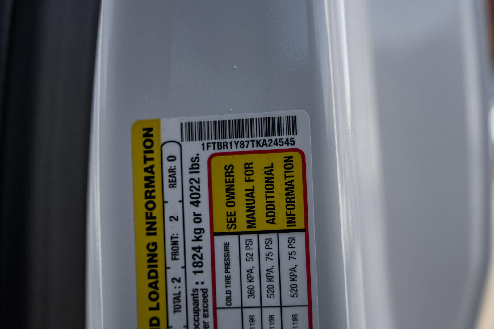 New 2026 Ford Transit 250 Low Roof w/ Load Area Protection Package RWD image 46