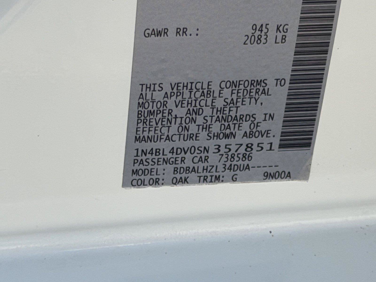 Used 2025 Nissan Altima 2.5 SV FWD image 30