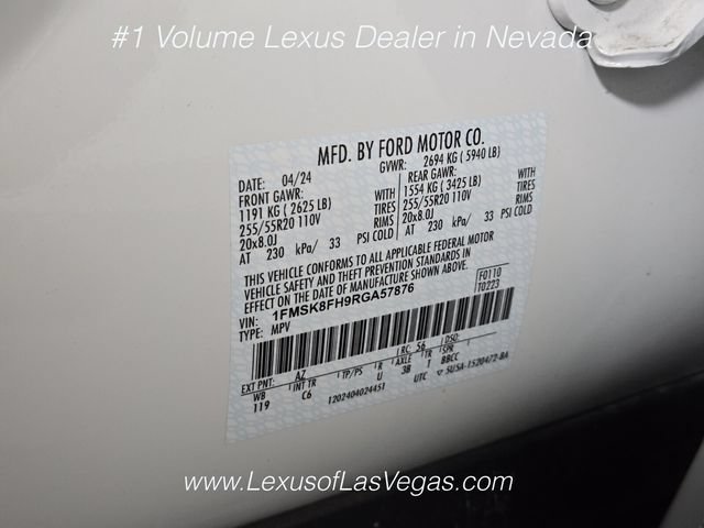 Used 2024 Ford Explorer Limited w/ Limited Technology Package AWD/4WD image 31
