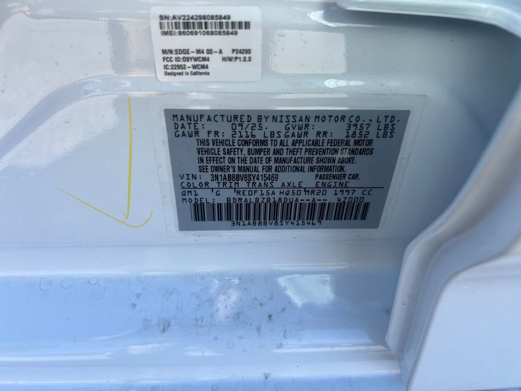 New 2025 Nissan Sentra S image 29