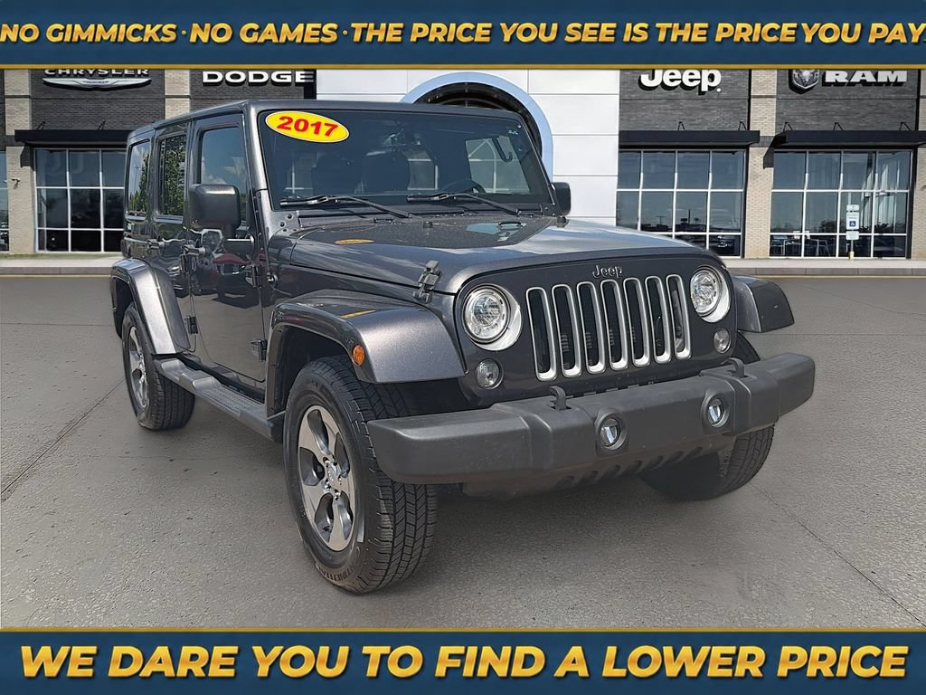 Used 2017 Jeep Wrangler Unlimited Sahara w/ Connectivity Group AWD/4WD image 1