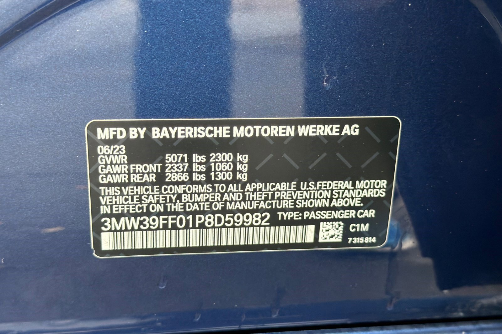 Certified 2023 BMW 330e w/ Parking Assistance Package image 39