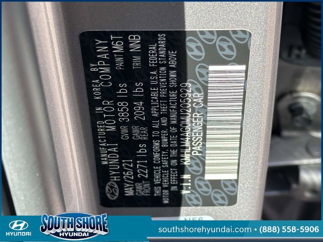 Certified 2021 Hyundai Elantra SEL FWD image 36