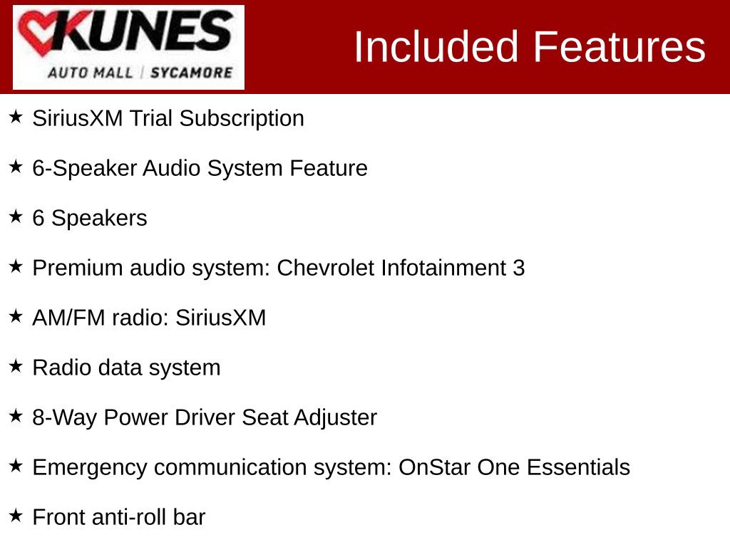 Used 2025 Chevrolet Trax RS w/ Sunroof Package FWD image 2