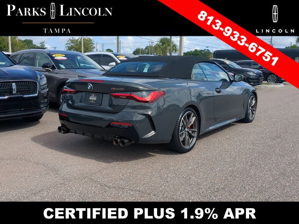 Used 2021 BMW M440i Convertible w/ Premium Package RWD image 4