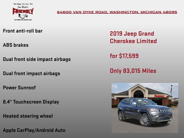 Used 2019 Jeep Grand Cherokee Limited image 10