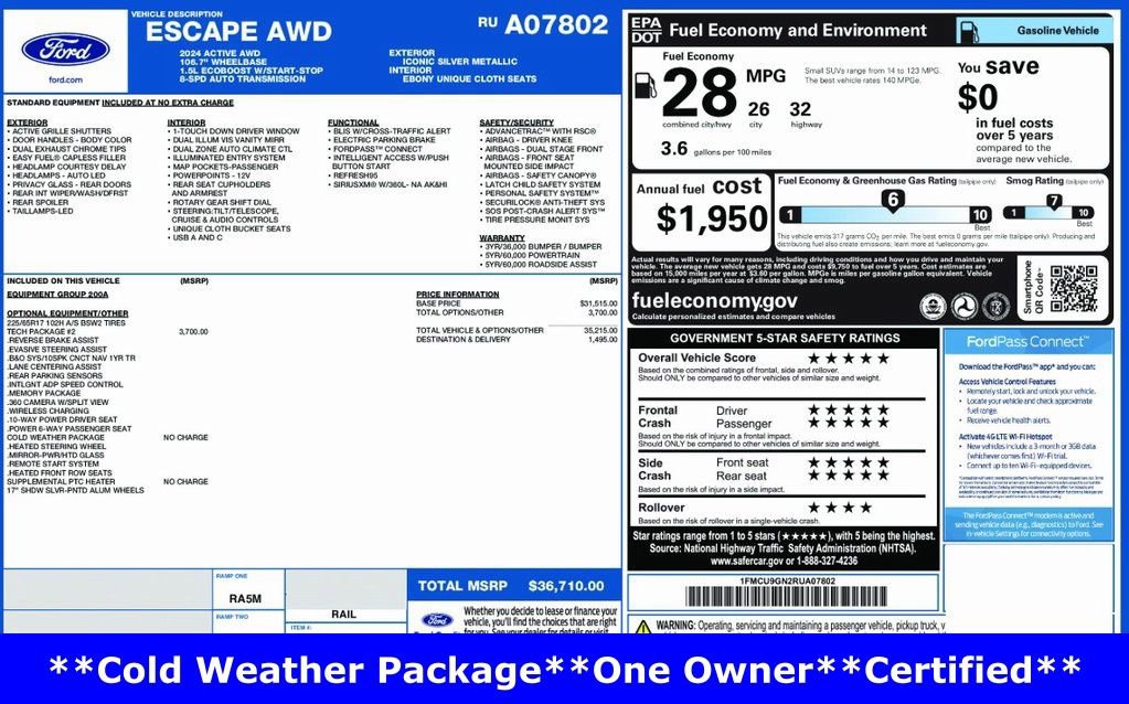 Used 2024 Ford Escape Active w/ Tech Pack #2 image 22