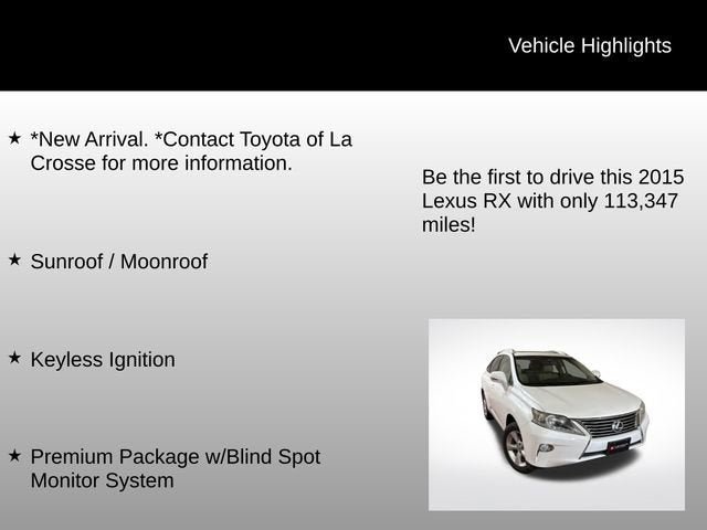 Used 2015 Lexus RX 350 FWD image 6