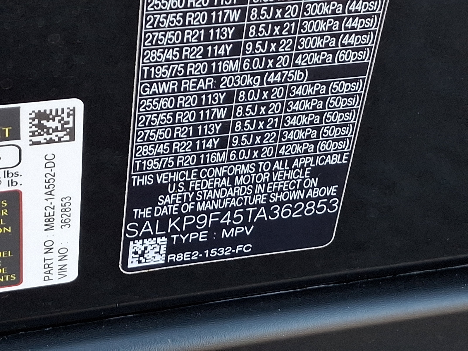 New 2026 Land Rover Range Rover SE AWD/4WD image 20