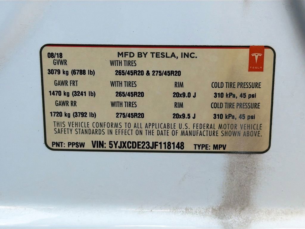 Used 2018 Tesla Model X 75D AWD/4WD image 40