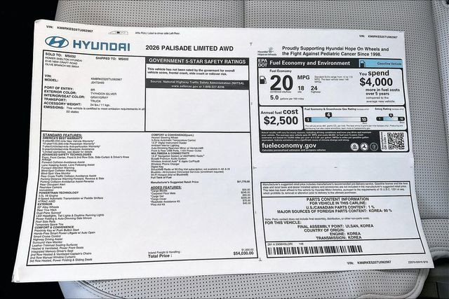New 2026 Hyundai Palisade Limited image 14