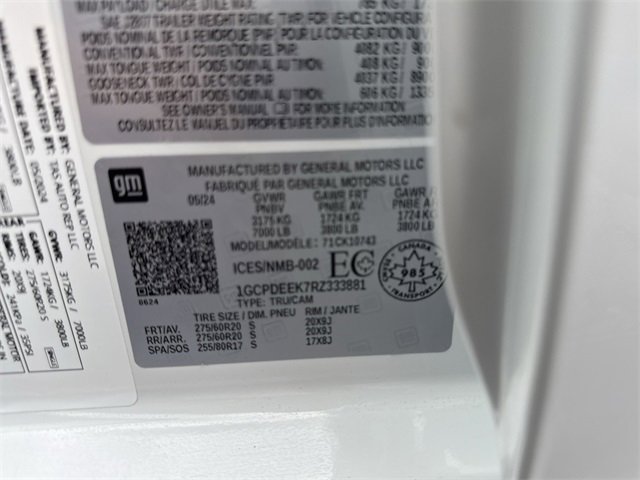 Certified 2024 Chevrolet Silverado 1500 RST w/ Dark Appearance Package image 35