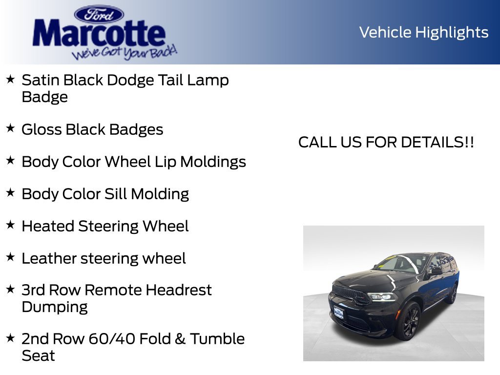 Used 2023 Dodge Durango SXT w/ SXT Blacktop Group AWD/4WD image 31