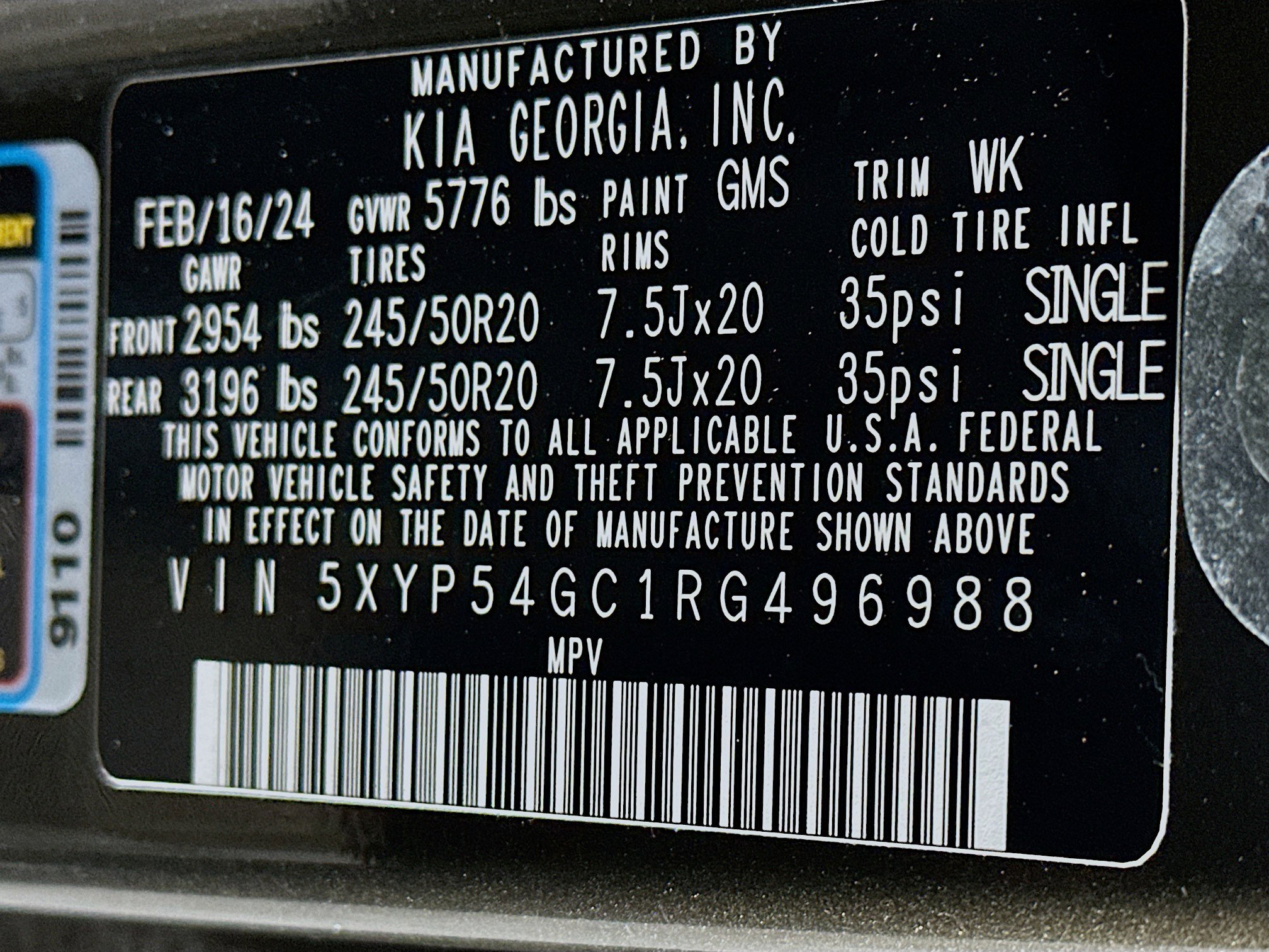 Used 2024 Kia Telluride SX FWD image 12