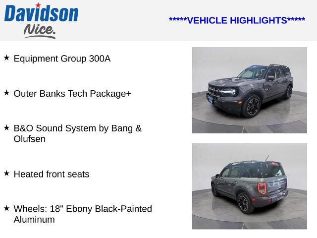 Certified 2025 Ford Bronco Sport Outer Banks w/ Outer Banks Tech Package+ image 4