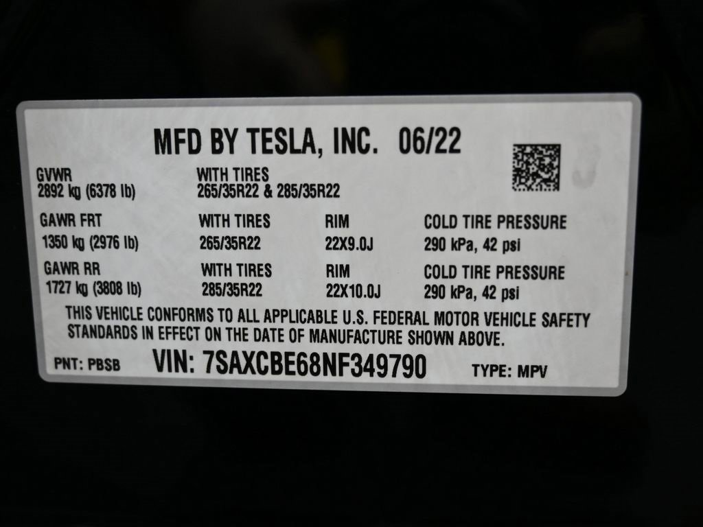Used 2022 Tesla Model X Plaid image 50