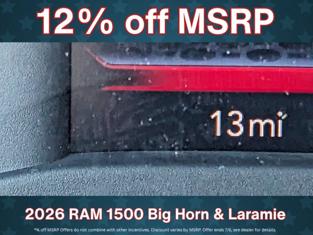 New 2026 RAM 1500 Big Horn w/ Night Edition AWD/4WD image 24