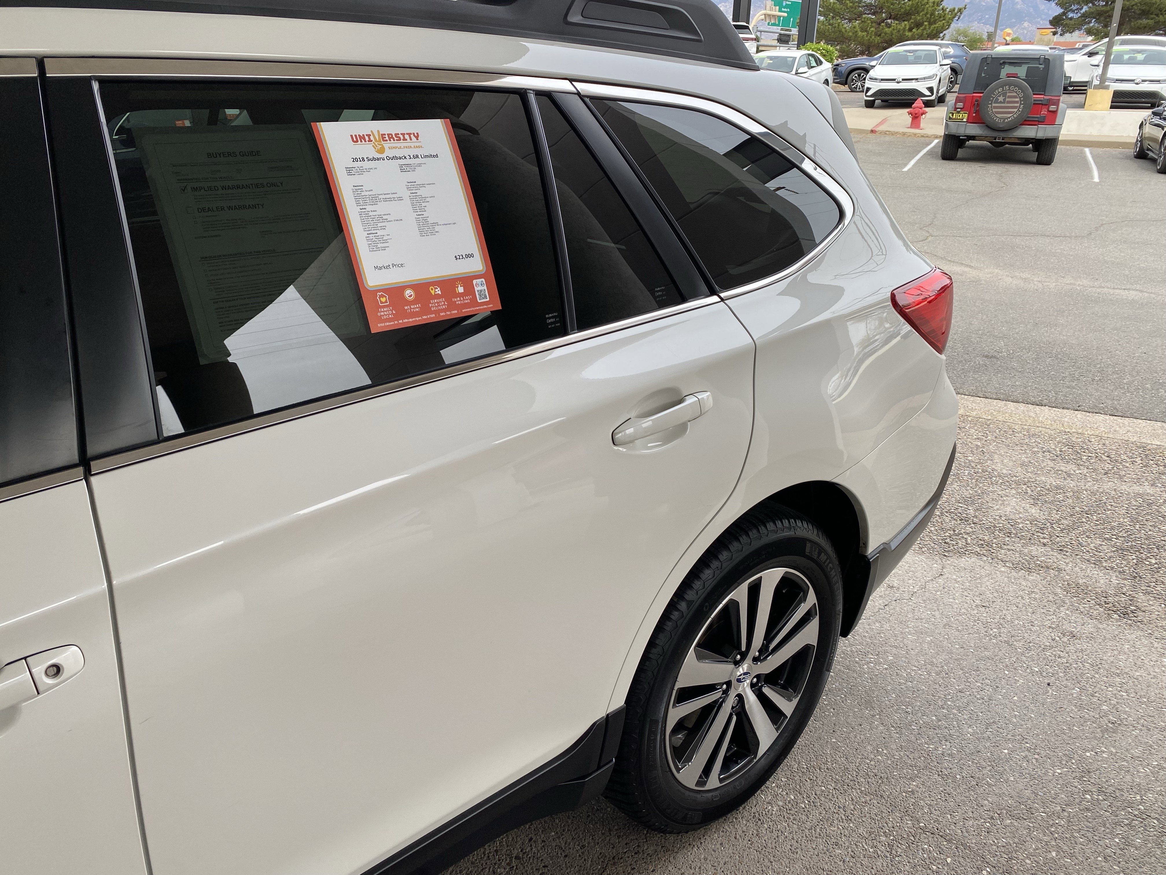 Used 2018 Subaru Outback 3.6R Limited AWD/4WD image 67