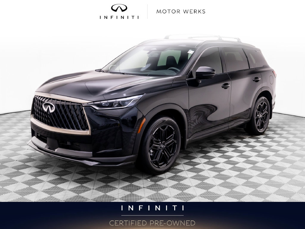 Certified 2026 INFINITI QX60 Sport w/ Dark Cargo Package AWD/4WD 360° Tour